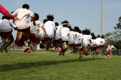 Flying children